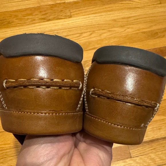 Florsheim Men's Tan Leather Slip-Ons - Picture 3 of 5